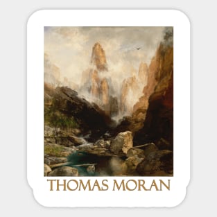 Mist in Kanab Canyon, Utah by Thomas Moran Sticker